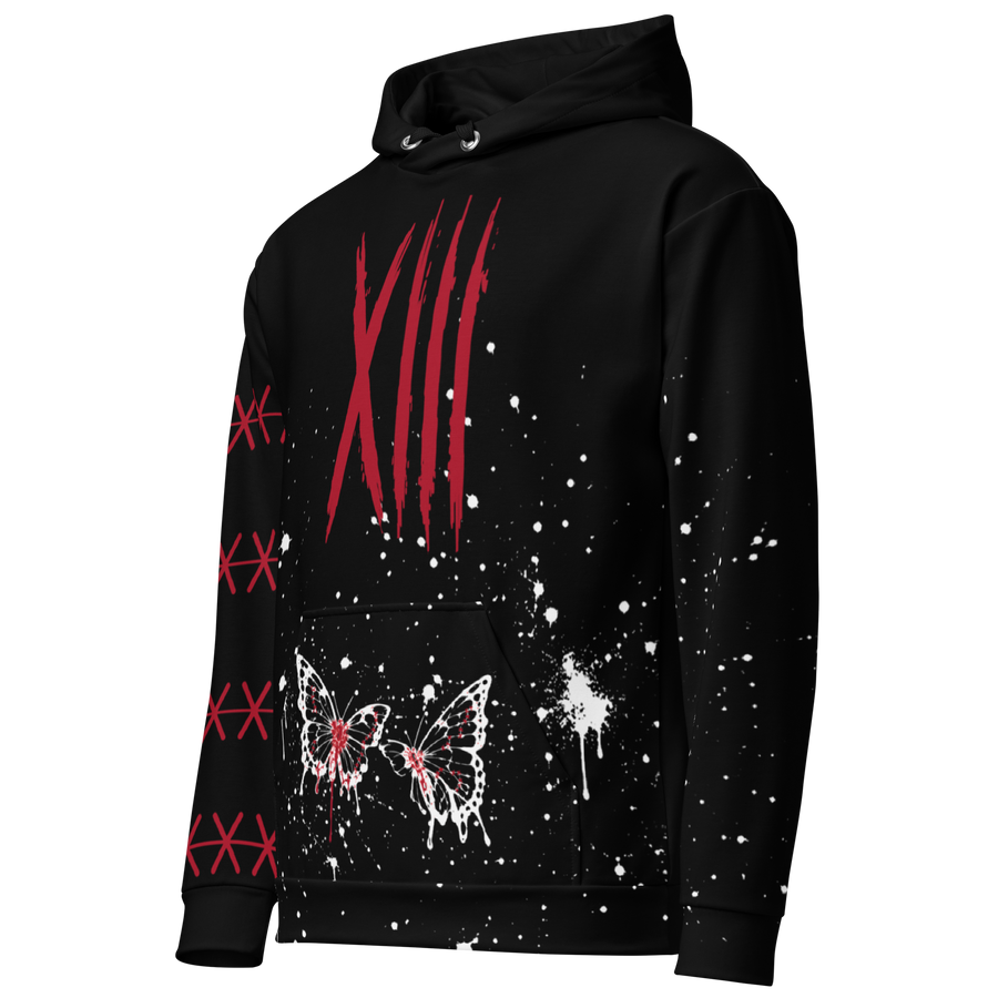 Black Silence Hoodie - left