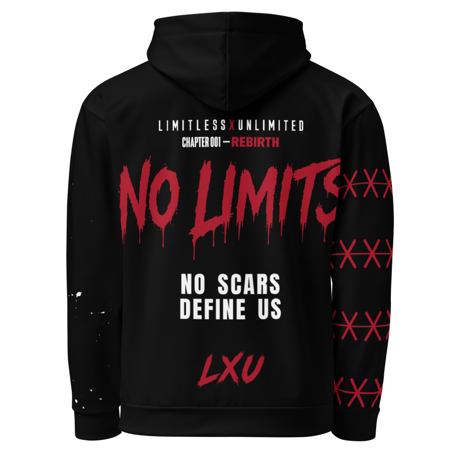 Black Silence Hoodie - back