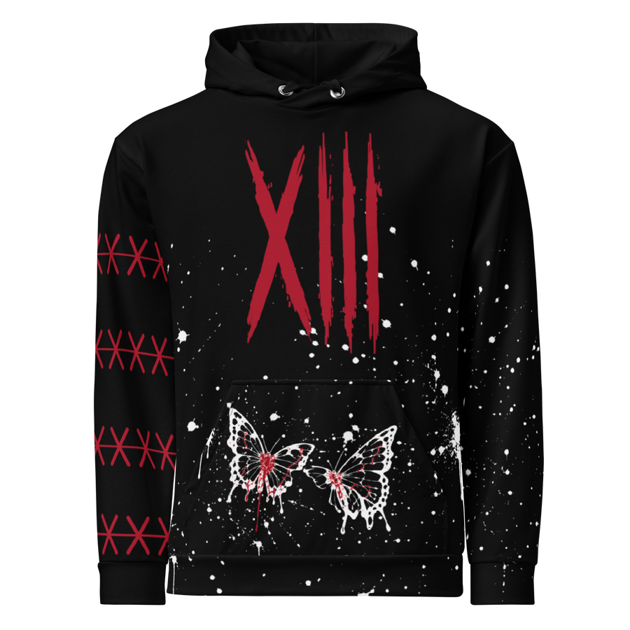 Black Silence Hoodie - front